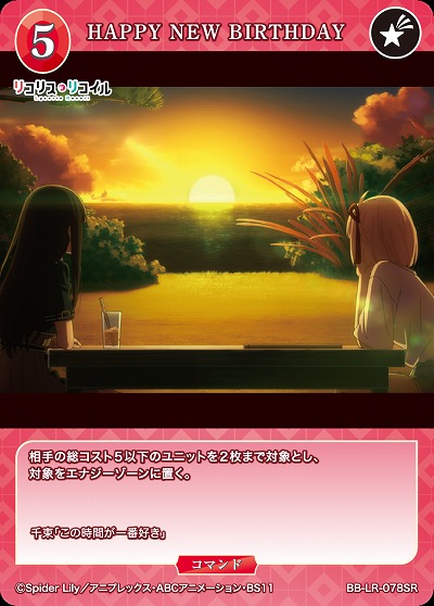 HAPPY NEW BIRTHDAY【BB-LR-078SR】